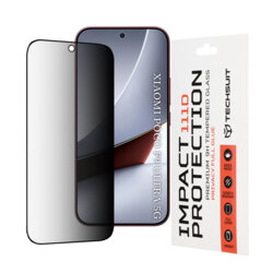 Folie sticla Xiaomi Poco F9 Ultra Techsuit 111D Privacy Full Glue, negru