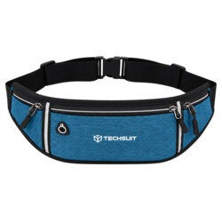 Borseta sport alergare barbati/femei Techsuit CWB3, albastru