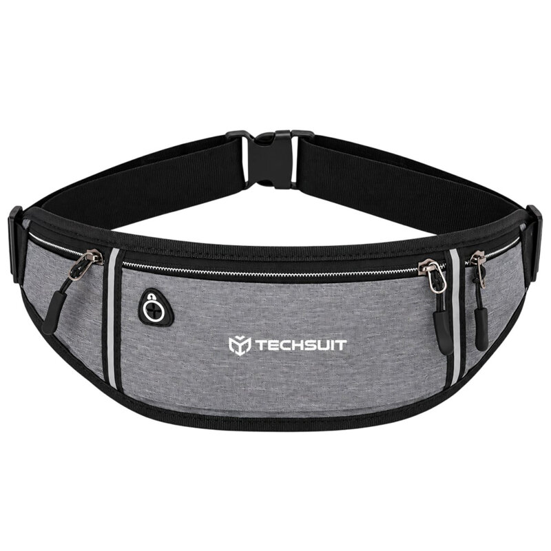 Borseta sport alergare barbati/femei Techsuit CWB3, gri