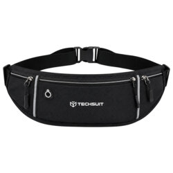 Borseta sport alergare barbati/femei Techsuit CWB3, negru