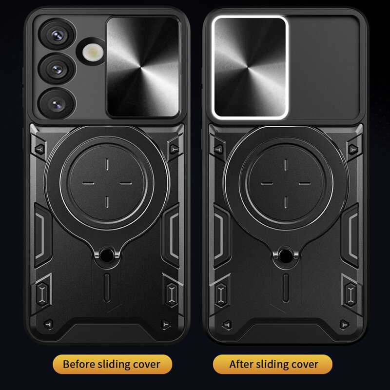 Husa Samsung Galaxy S26 FE Techsuit CamGuard Pro, rosu