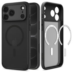 Husa iPhone 17 Pro Spigen Ultra Hybrid MagSafe, cenusiu