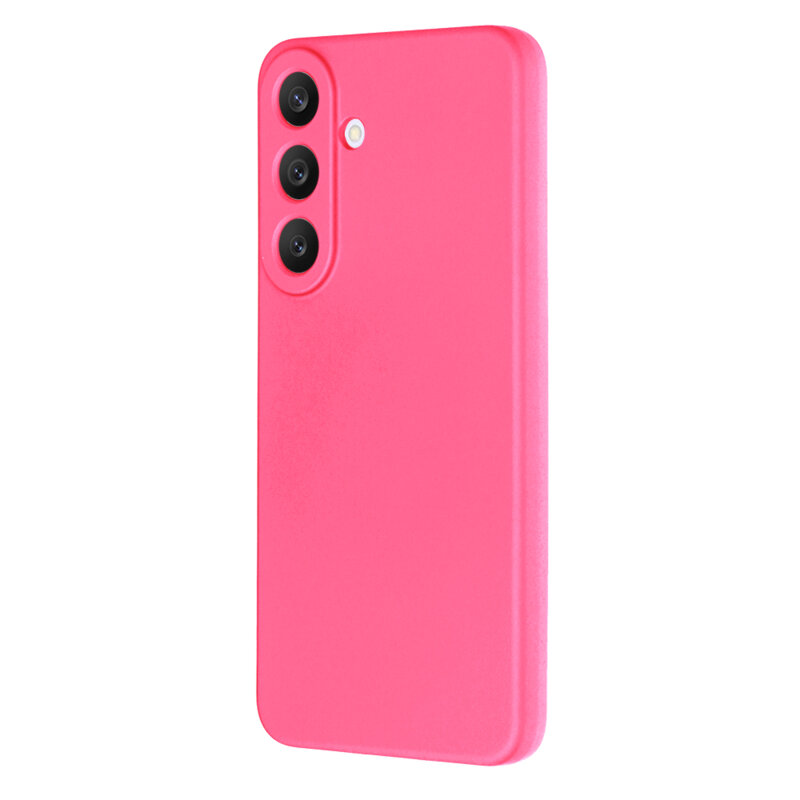 Husa silicon Samsung Galaxy S25 FE Techsuit SoftFlex, fucsia