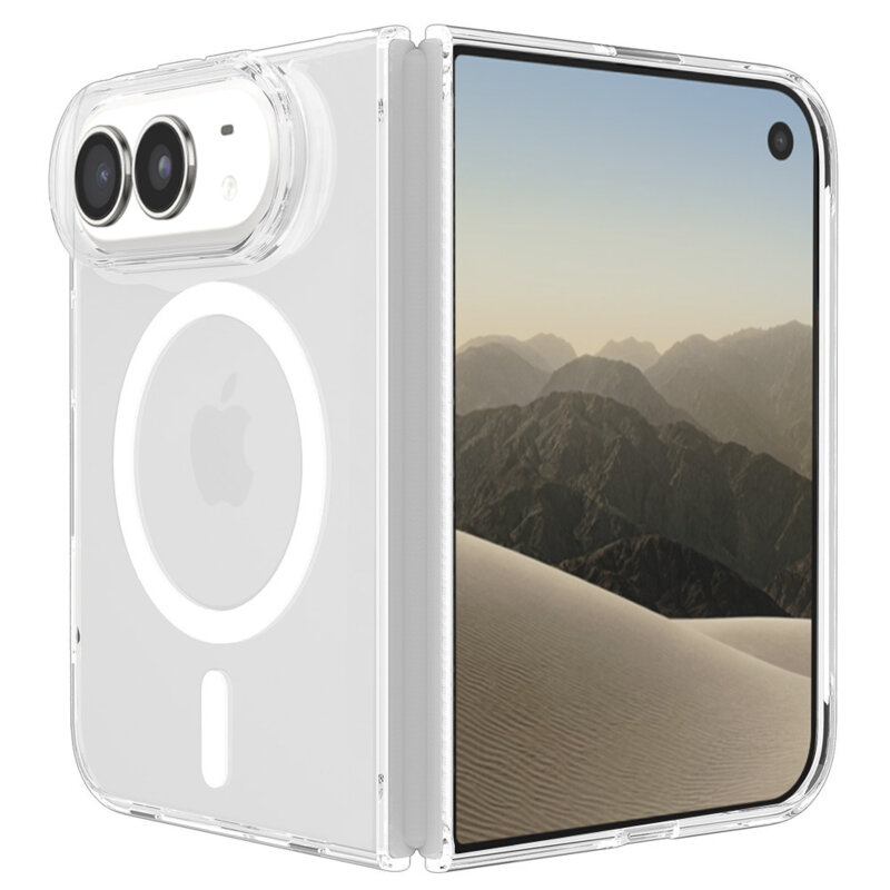 Husa iPhone Duo Techsuit MagSafe Pro, transparenta