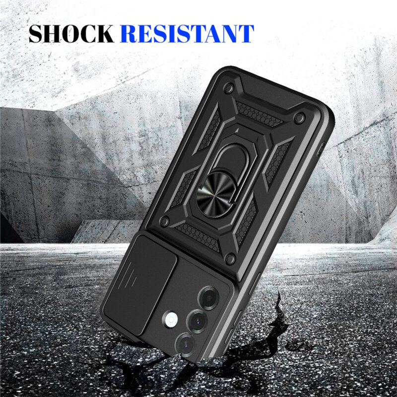 Husa Samsung Galaxy S26 FE protectie camera Techsuit CamShield Series, albastru