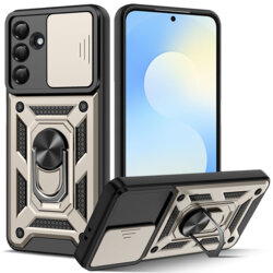Husa Samsung Galaxy S25 FE protectie camera Techsuit CamShield Series, auriu