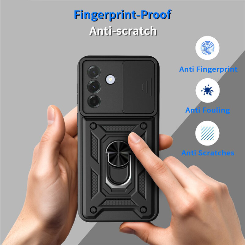 Husa Samsung Galaxy S25 FE protectie camera Techsuit CamShield Series, auriu