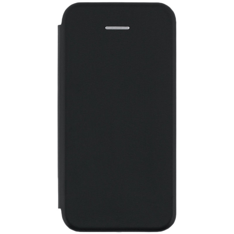 Husa iPhone 5 / 5s / SE Flip Magnet Book Type - Black