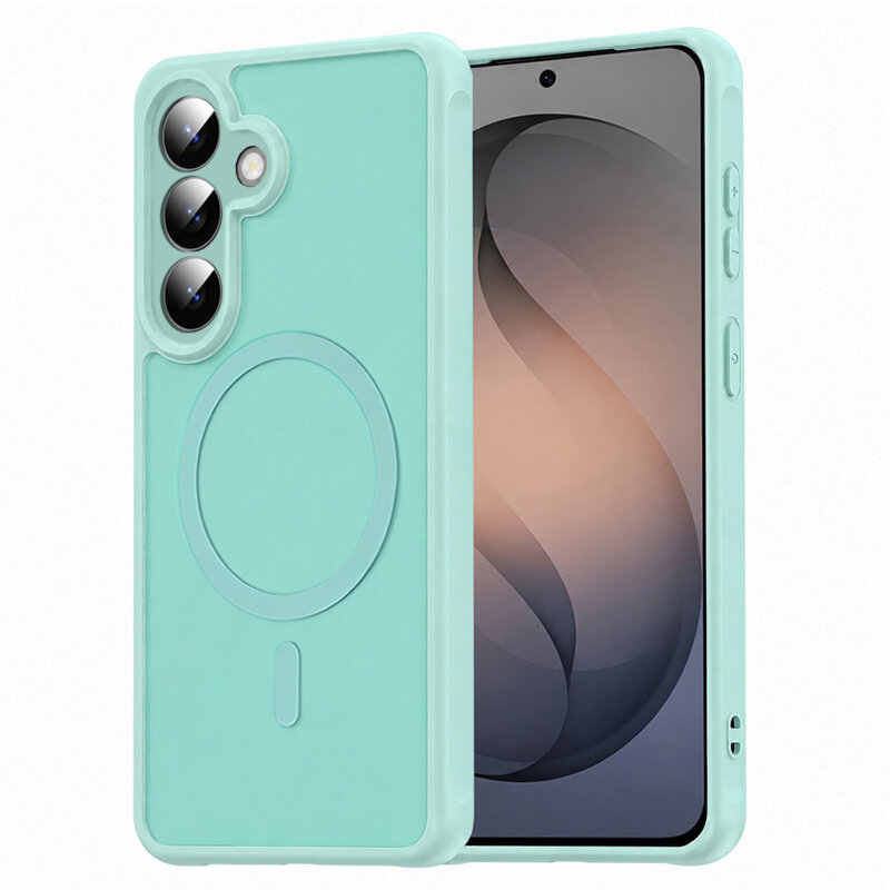 Husa Samsung Galaxy S26 Plus Techsuit HaloFrost II MagSafe, verde menta