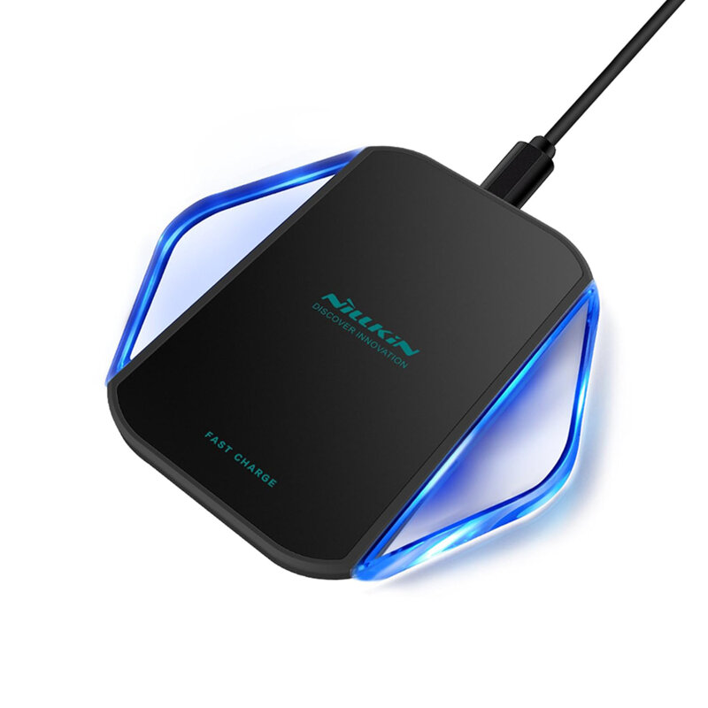 Incarcator wireless Qi Fast Charge Nillkin Magic Cube, negru