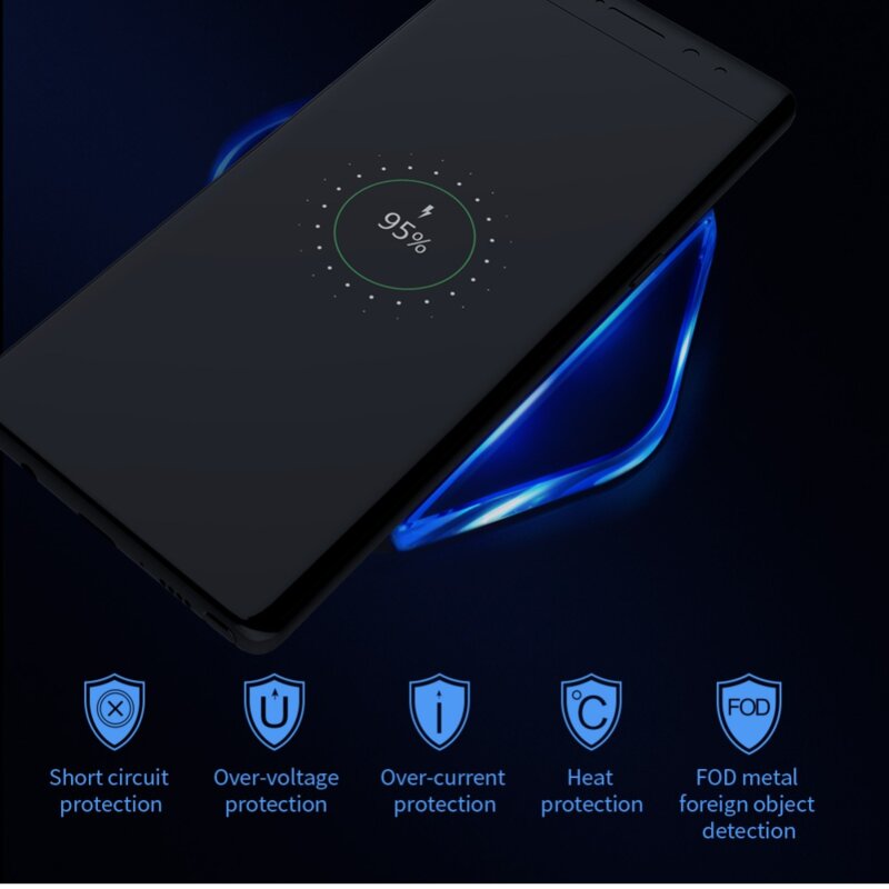 Incarcator wireless Qi Fast Charge Nillkin Magic Cube, negru