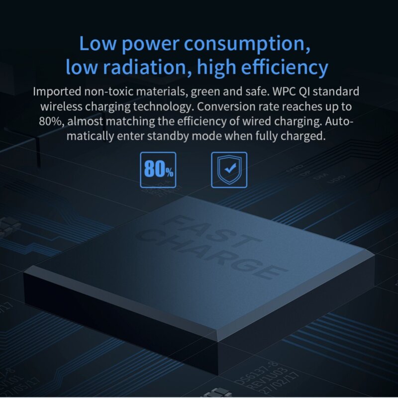 Incarcator wireless Qi Fast Charge Nillkin Magic Cube, negru