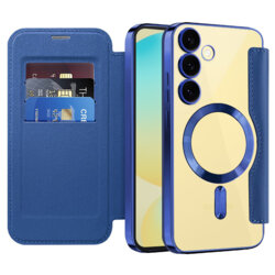 Husa Samsung Galaxy S24 FE Techsuit SmartMag Book Case, albastru