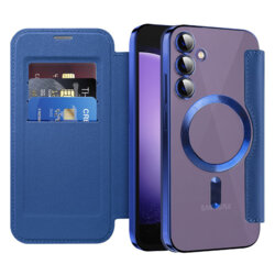 Husa Samsung Galaxy S23 FE Techsuit SmartMag Book Case, albastru