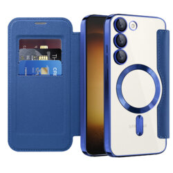 Husa Samsung Galaxy S23 Plus Techsuit SmartMag Book Case, albastru