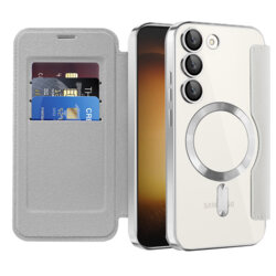 Husa Samsung Galaxy S23 Plus Techsuit SmartMag Book Case, gri