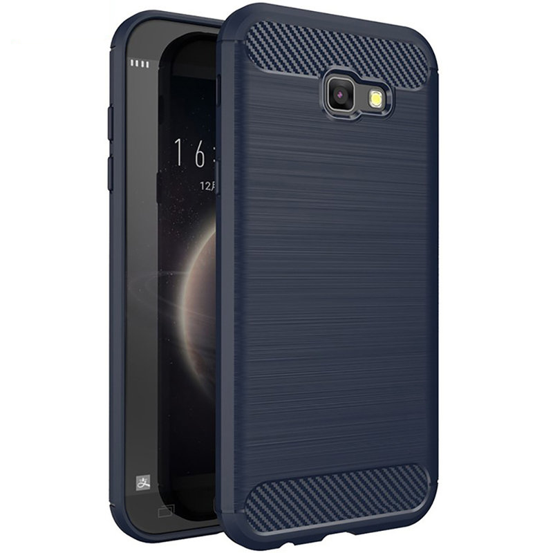 Husa Samsung Galaxy A5 2017 A520 TPU Carbon Albastru