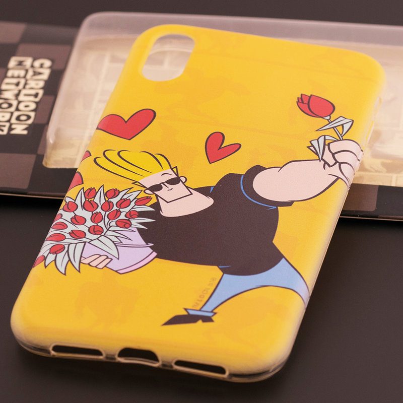 Husa iPhone XR Cu Licenta Cartoon Network - Johnny in love