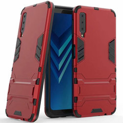 Husa Samsung Galaxy A7 2018 Mobster Hybrid Stand Shell – Red
