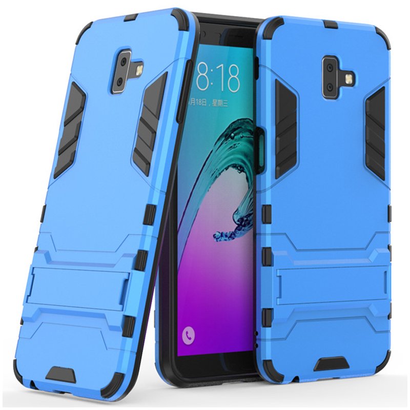 Husa Samsung Galaxy J6 Plus Mobster Hybrid Stand Shell – Blue