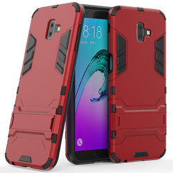 Husa Samsung Galaxy J6 Plus Mobster Hybrid Stand Shell – Red