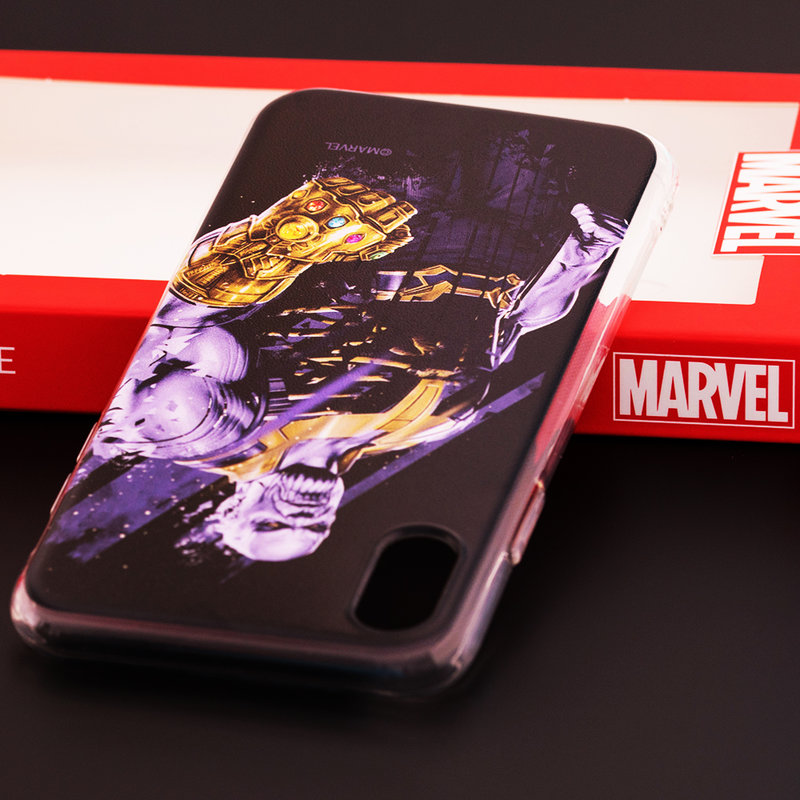 Husa iPhone XS Cu Licenta Marvel - Thanos