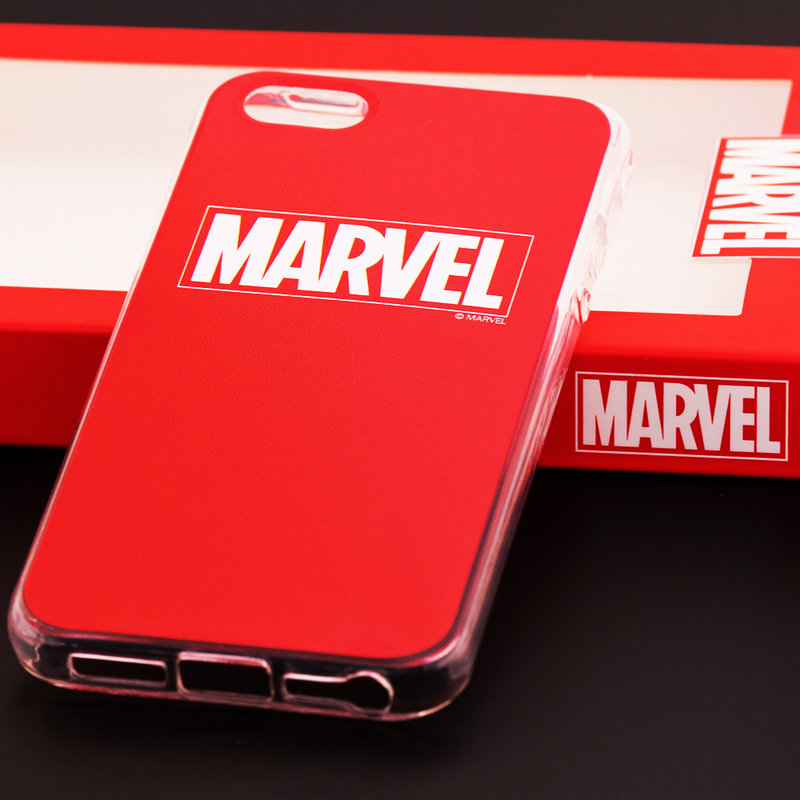 Husa iPhone 5 / 5s / SE Cu Licenta Marvel - Red Marvel