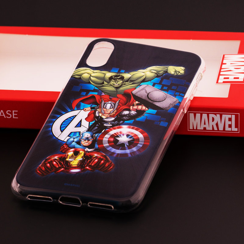 Husa iPhone X, iPhone 10 Cu Licenta Marvel - Avengers