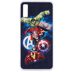 Husa Samsung Galaxy A7 2018 Cu Licenta Marvel - Avengers