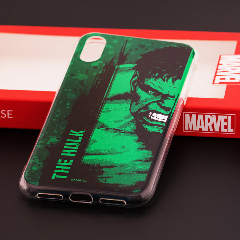 Husa iPhone X, iPhone 10 Cu Licenta Marvel - The Hulk