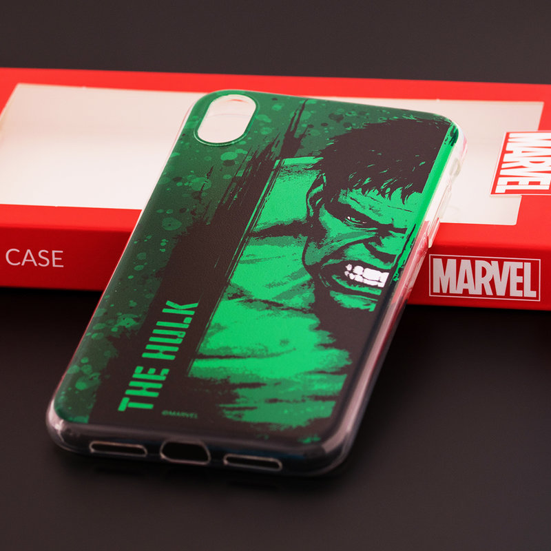 Husa iPhone XR Cu Licenta Marvel - The Hulk