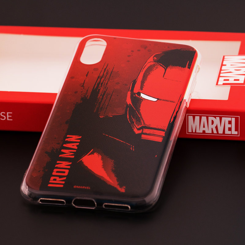 Husa iPhone XS Cu Licenta Marvel - Ironman