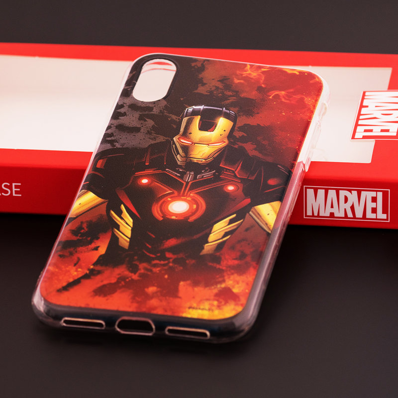 Husa iPhone X, iPhone 10 Cu Licenta Marvel - Ironman Classic