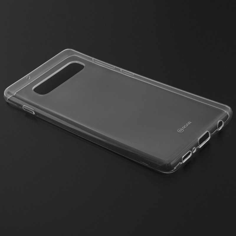 Husa Samsung Galaxy S10 Roar Colorful Jelly Case - Transparent