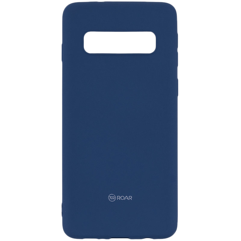 Husa Samsung Galaxy S10 Roar Colorful Jelly Case - Albastru Mat