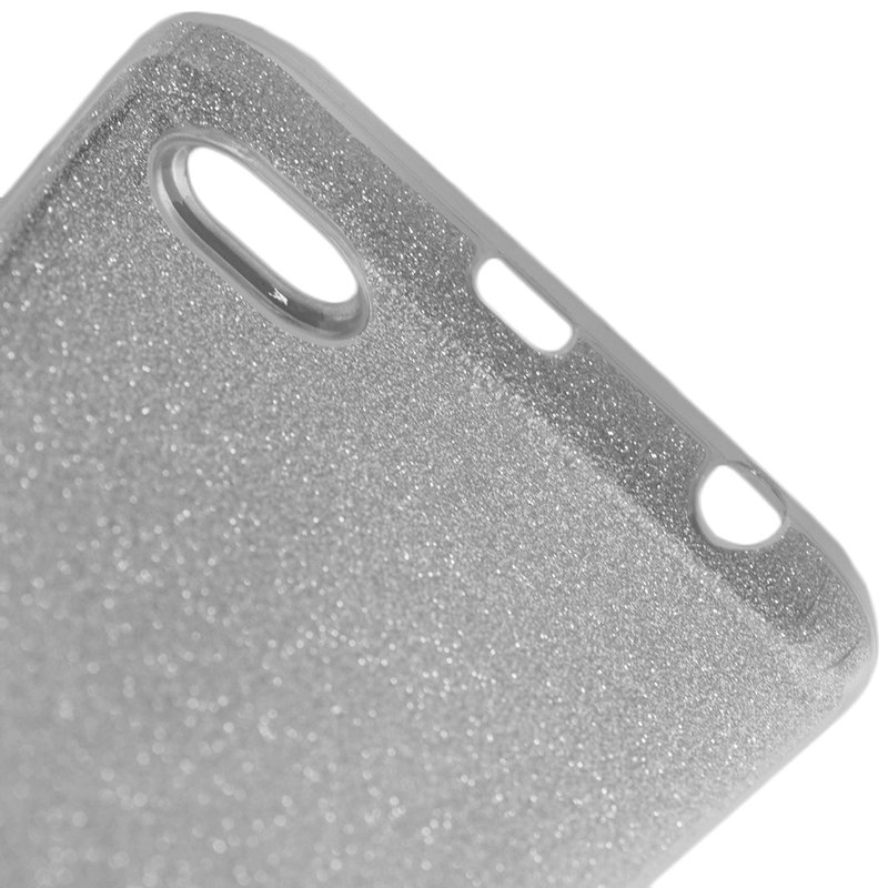 Husa Xiaomi Redmi Note 5A Prime Color TPU Sclipici - Argintiu