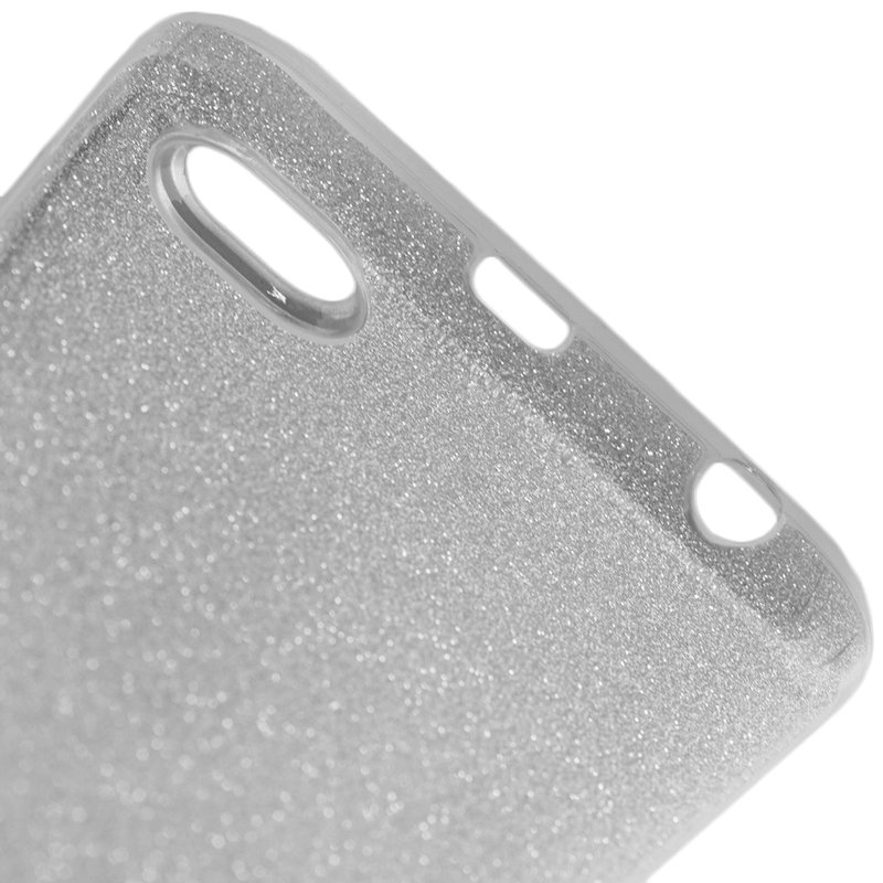 Husa Xiaomi Redmi 5A Prime Color TPU Sclipici - Argintiu