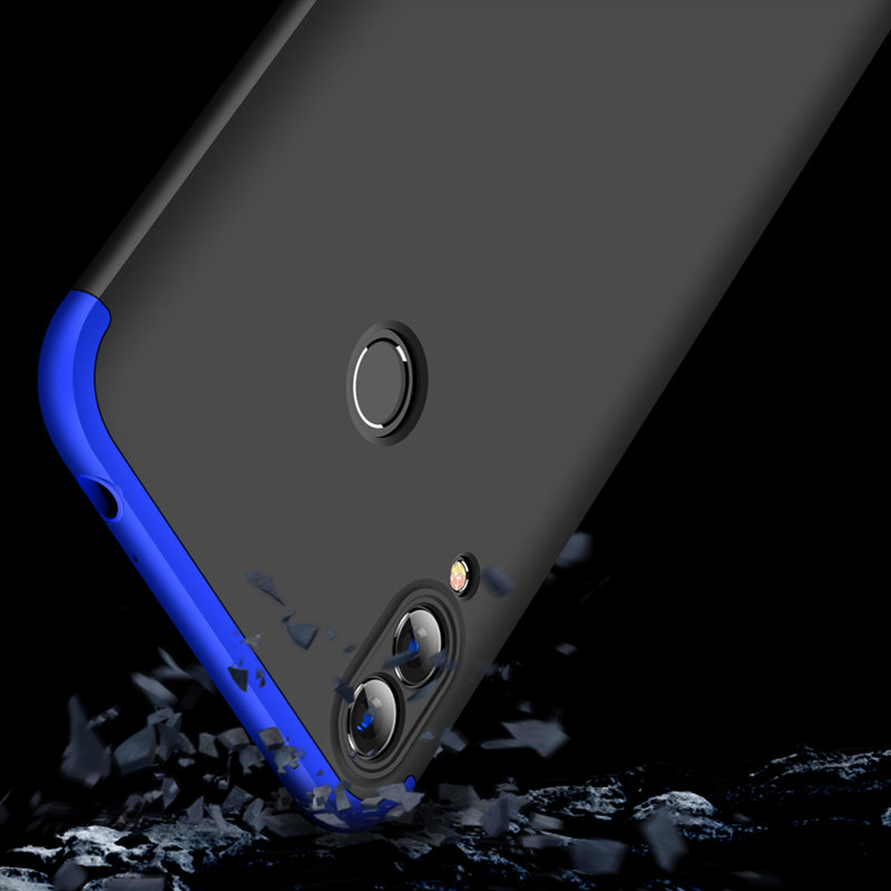 Husa Huawei Honor 8C GKK 360 Full Cover Negru-Albastru