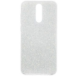 Husa Huawei Mate 10 Lite Color TPU Sclipici - Argintiu
