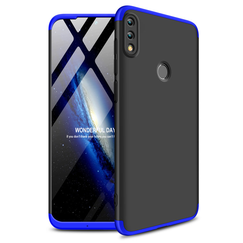 Husa Huawei Honor 10 Lite GKK 360 Full Cover Negru-Albastru