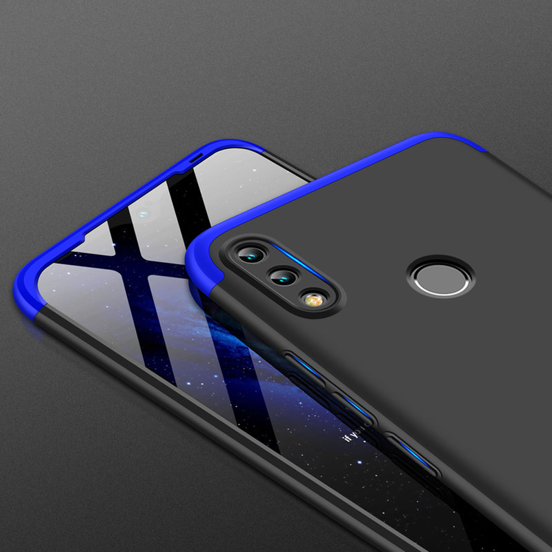 Husa Huawei P Smart 2019 GKK 360 Full Cover Negru-Albastru