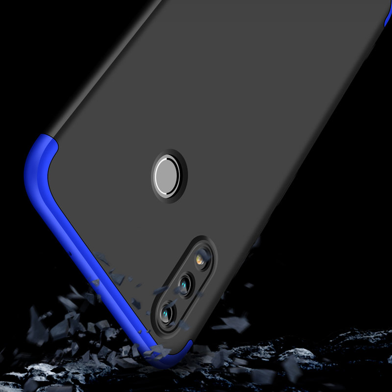 Husa Huawei P Smart 2019 GKK 360 Full Cover Negru-Albastru