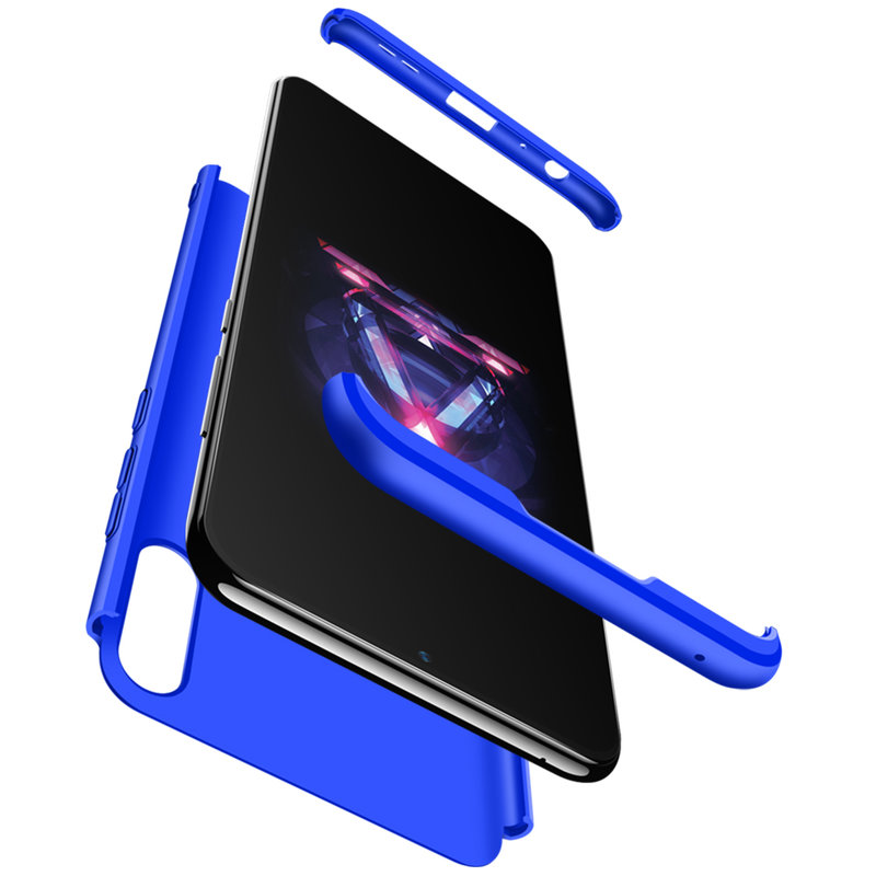 Husa Asus Zenfone Max Pro M2 ZB631KL GKK 360 Full Cover Albastru