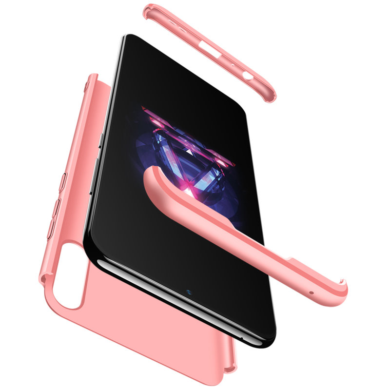 Husa Asus Zenfone Max Pro M2 ZB631KL GKK 360 Full Cover Roz