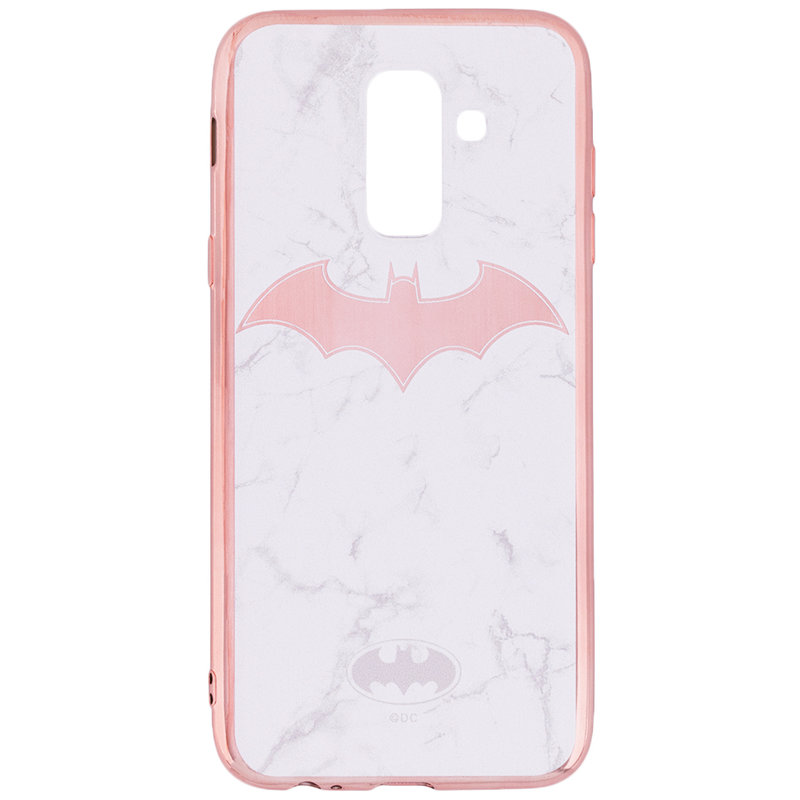 Husa Samsung Galaxy A6 Plus 2018 Cu Licenta DC Comics - White Batman