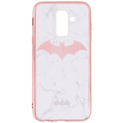 Husa Samsung Galaxy J8 2018 Cu Licenta DC Comics - White Batman