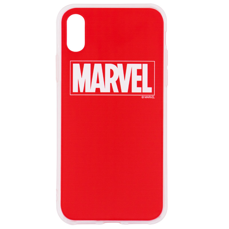 Husa iPhone X, iPhone 10 Cu Licenta Marvel - Red Marvel
