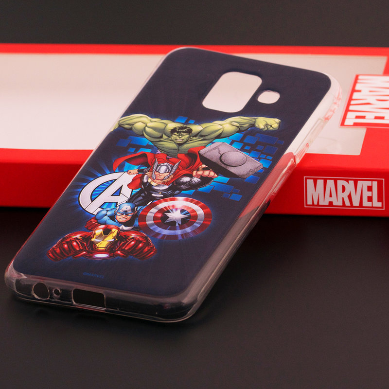 Husa Samsung Galaxy A6 2018 Cu Licenta Marvel - Avengers