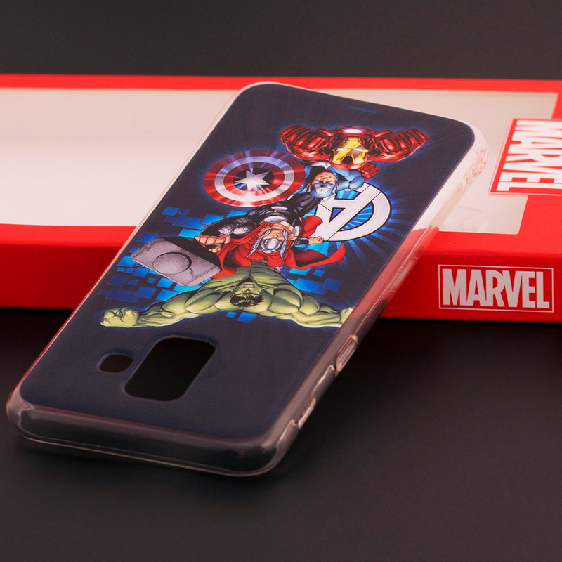 Husa Samsung Galaxy A6 2018 Cu Licenta Marvel - Avengers