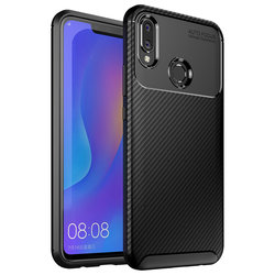 Husa Huawei P Smart 2019 Mobster Carbon Skin Negru